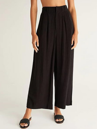 Plus Size Casual Plain Loose Ankle Pants