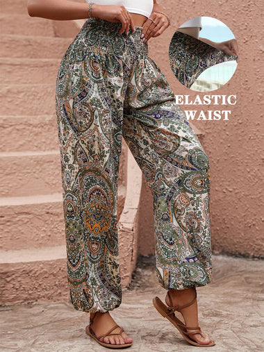 Casual Ethnic Loose Long Pants