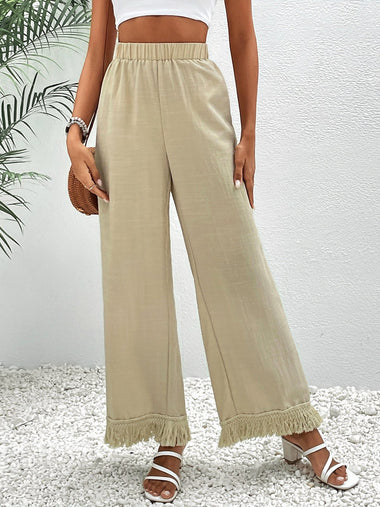 Casual Plain Loose Long Pants