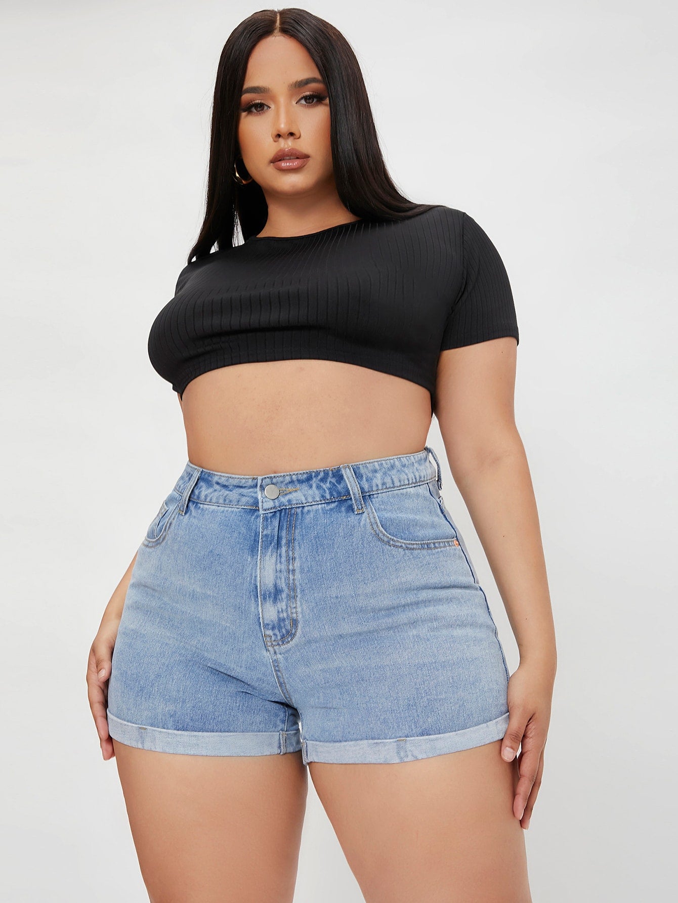 Plus Size Denim Shorts Wholesalers