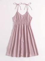 Plus Knot Strap Cami Dress