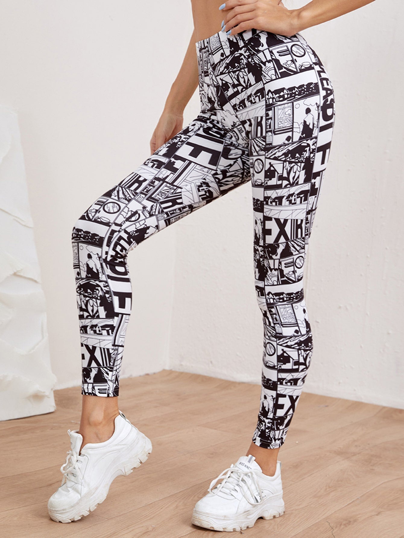 Pop Art Print Leggings