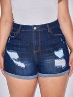 Plus Size Denim Shorts Supplier