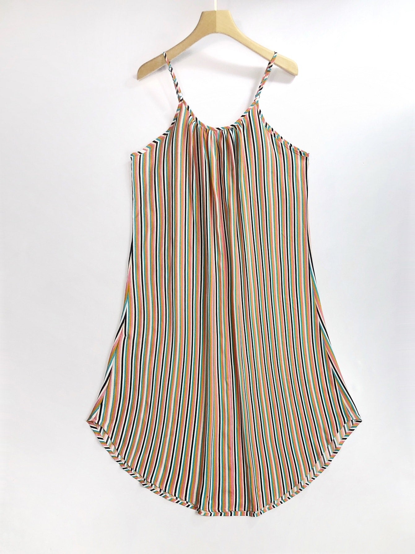 Plus Striped Cami Dress