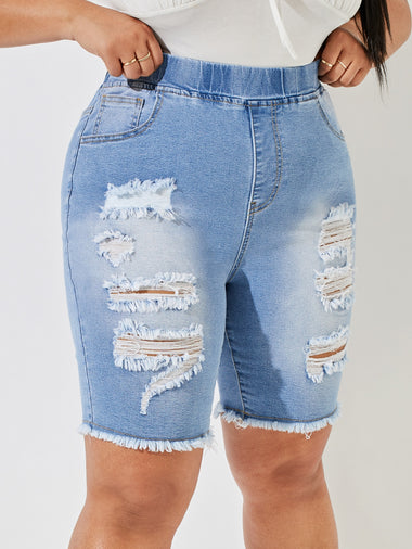 Plus Size Denim Shorts Manufacturers