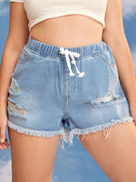 Plus Size Denim Shorts Producer