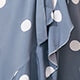 Elegant Polka Dot Wrap Short Sleeve V Neck Asymmetrical High Waist Long Plus Size Dress