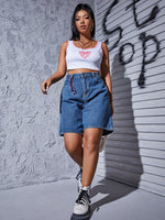 Plus Size Denim Shorts Manufacturer