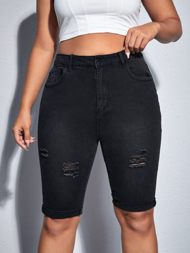 Plus Size Denim Shorts Factory