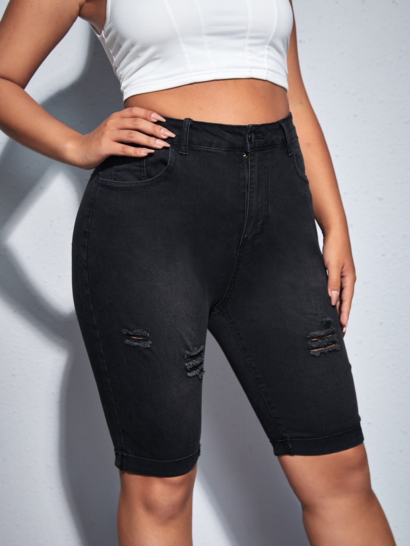 Plus Size Denim Shorts Wholesalers