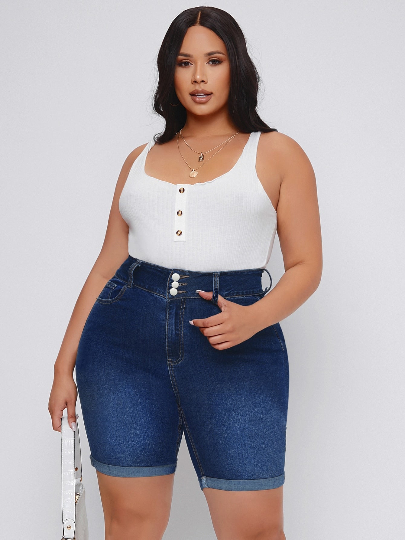 Plus Size Denim Shorts Manufacturers