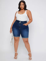 Plus Size Denim Shorts Supplier