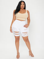 Plus Size Denim Shorts Wholesaler