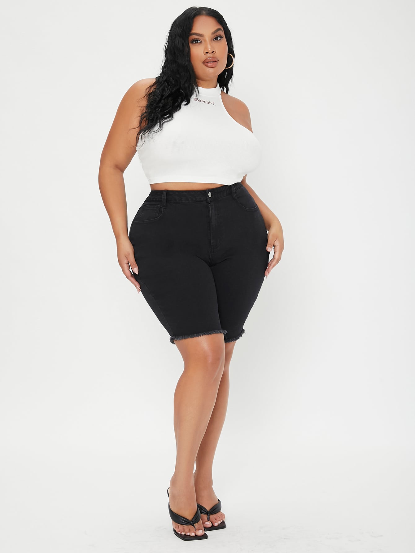 Plus Size Denim Shorts Supplier