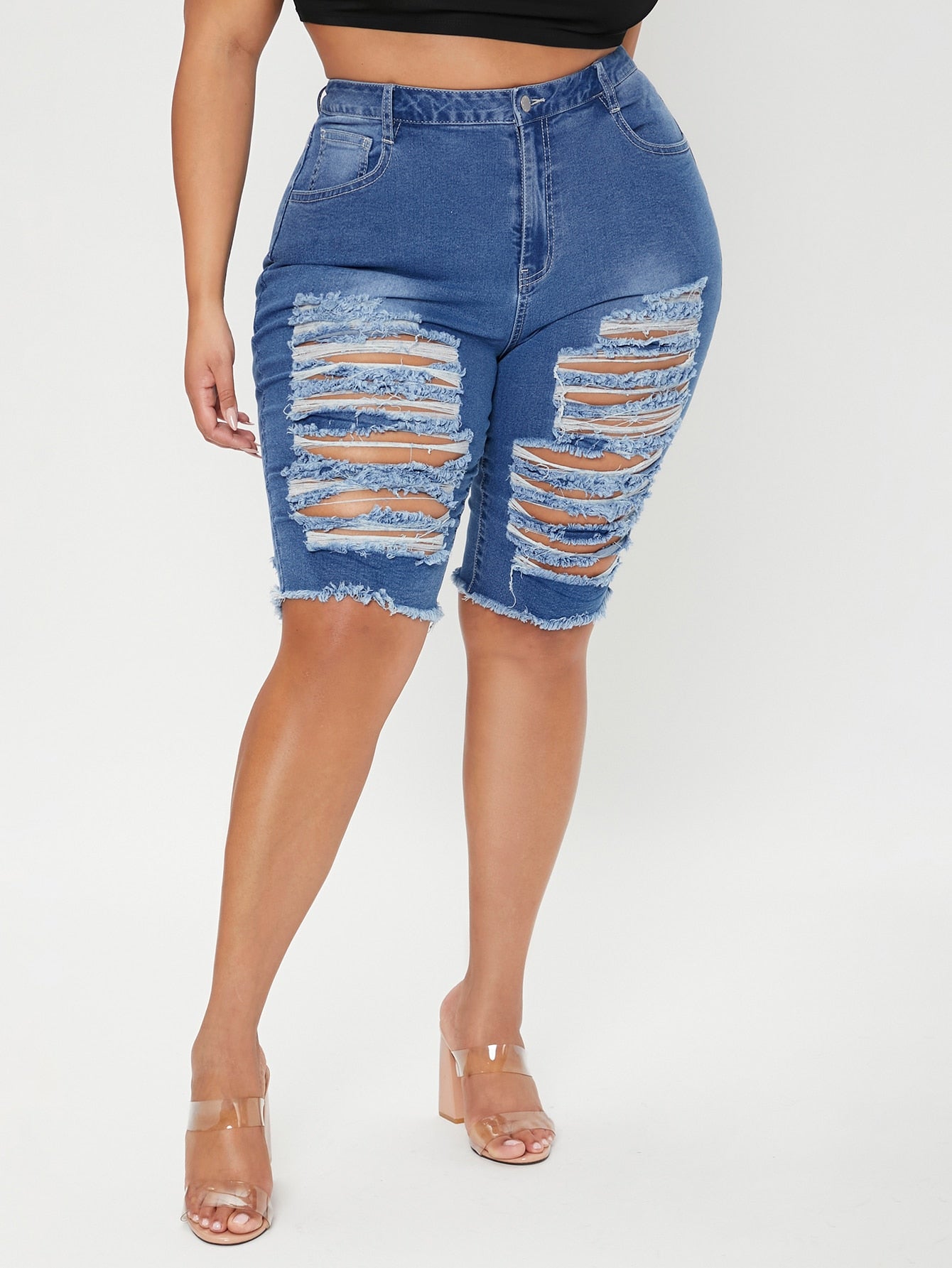 Plus Size Denim Shorts Producers