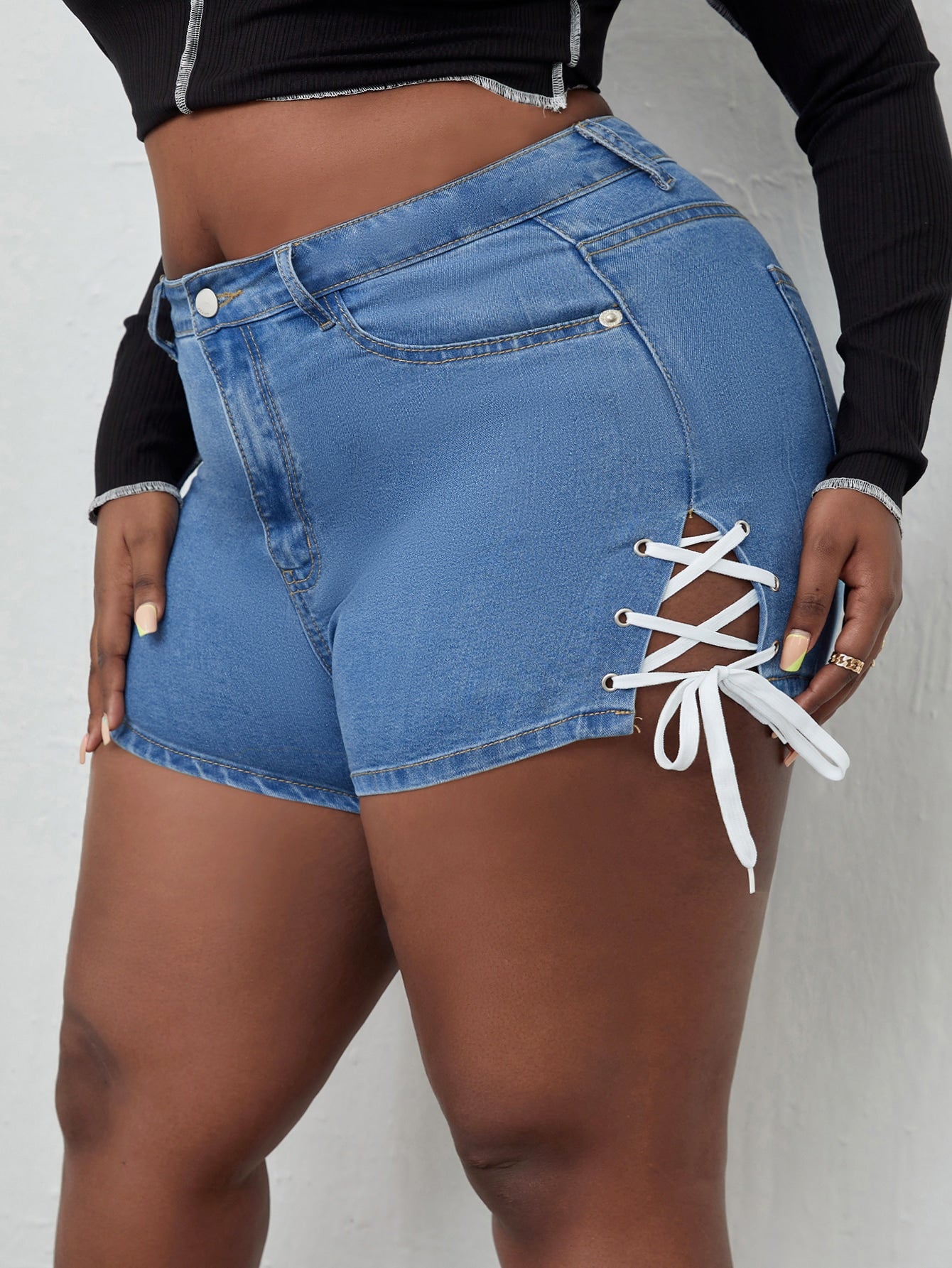 Plus Size Denim Shorts Factories