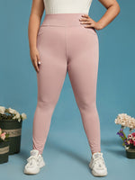 Plus Wideband Waist Pocket Back Leggings