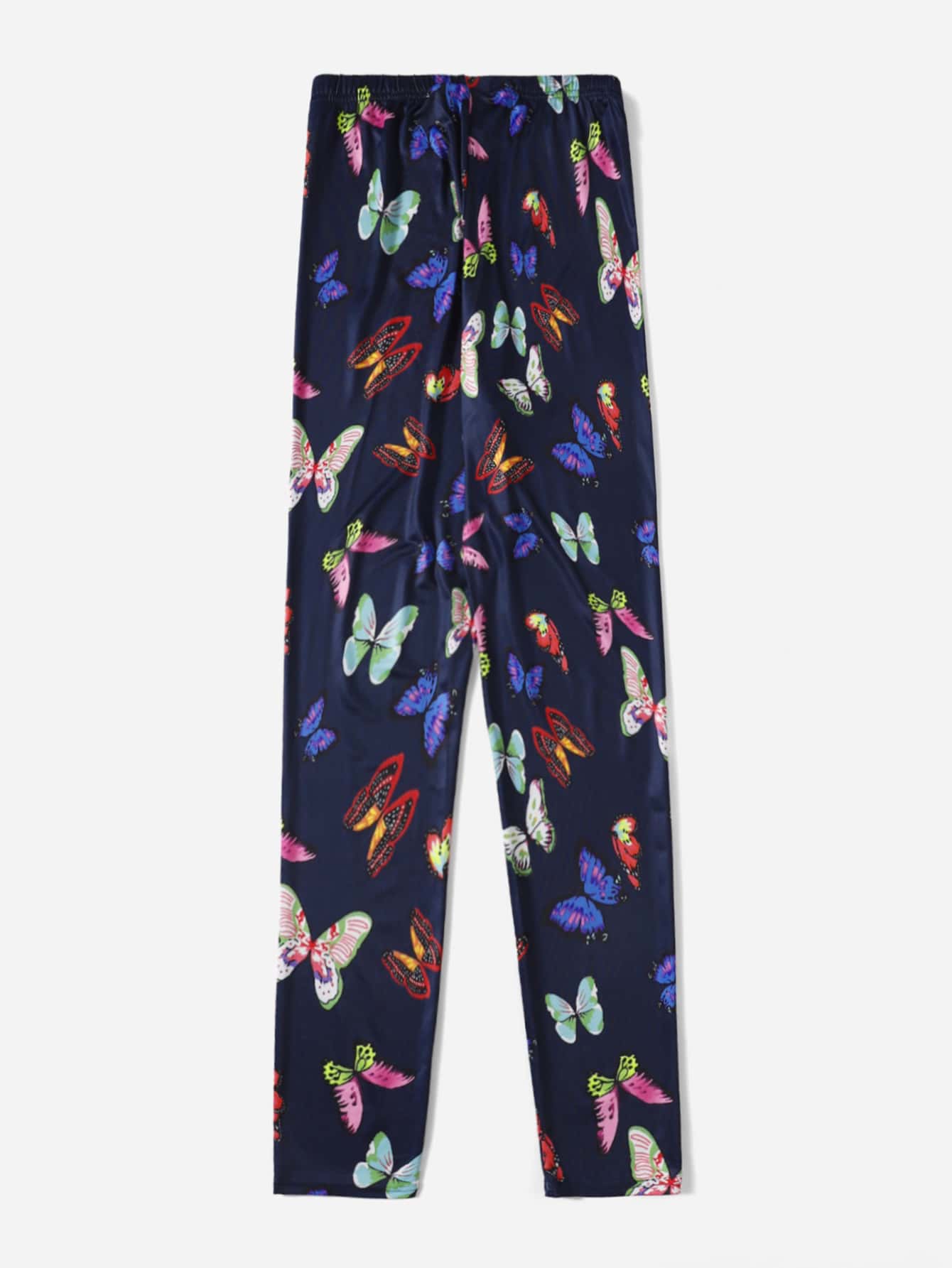 Plus Butterfly Print Leggings