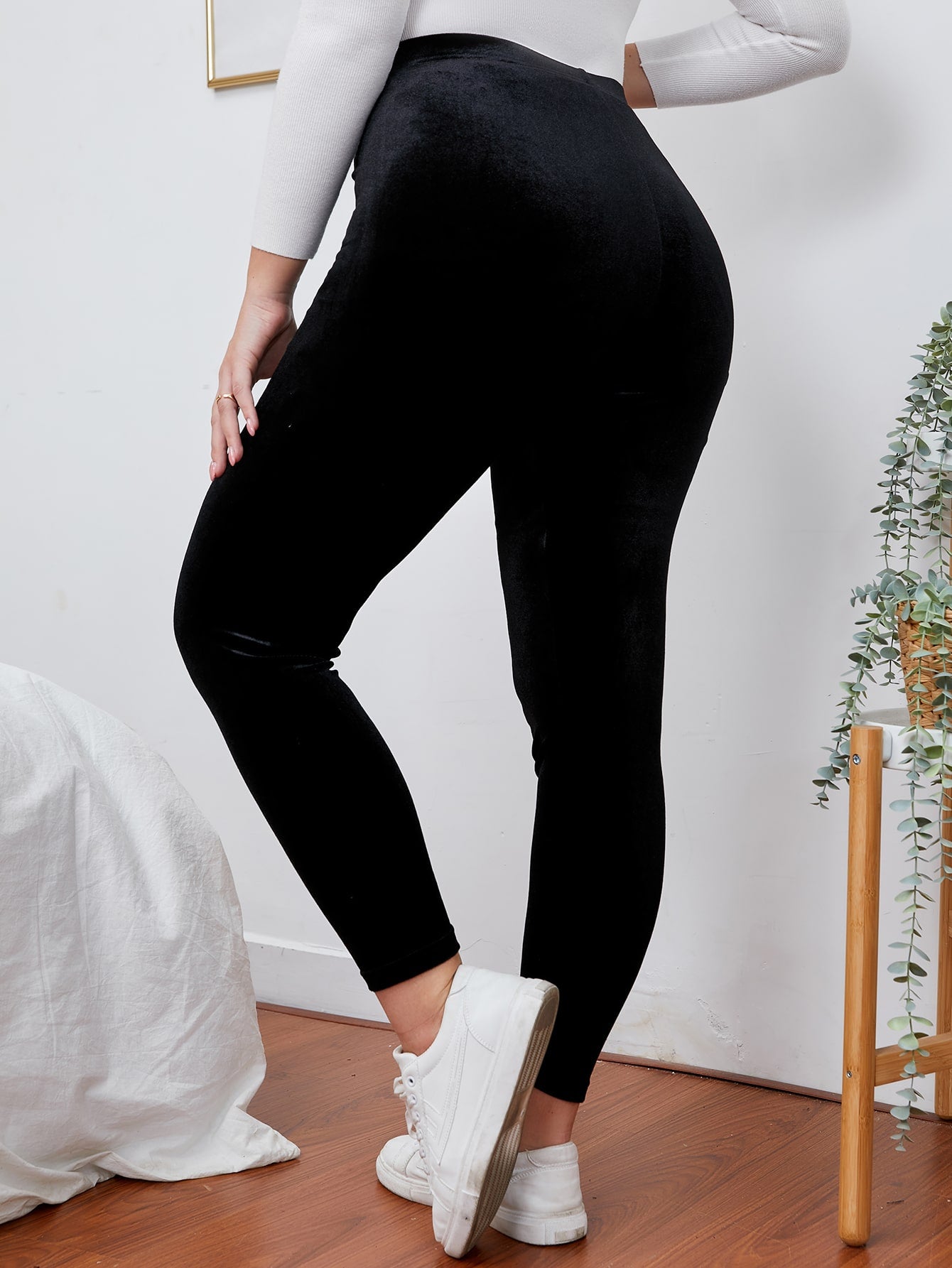 Plus Solid Leggings