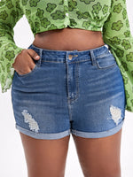 Plus Size Denim Shorts Producers