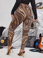 Plus Allover Print Leggings