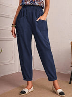 Casual Plain Loose Long Pants