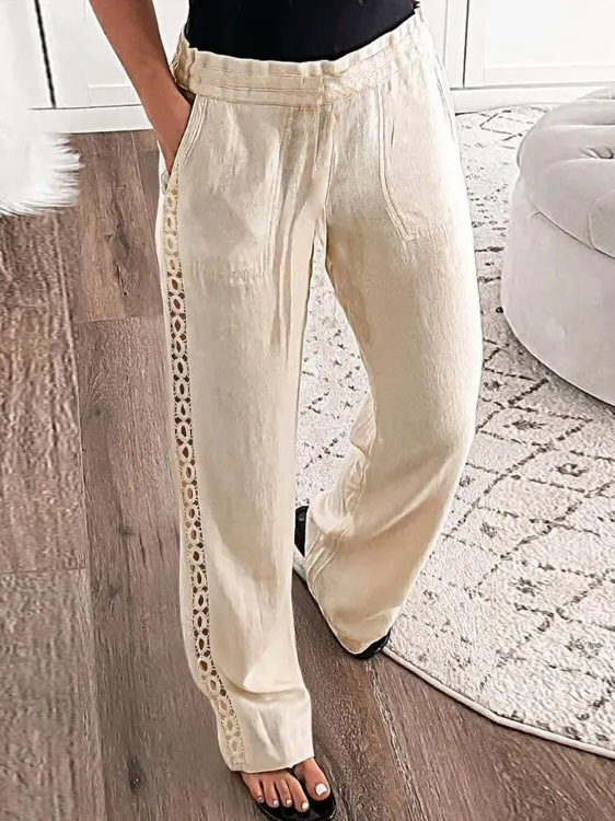 Casual Plain Loose Long Pants