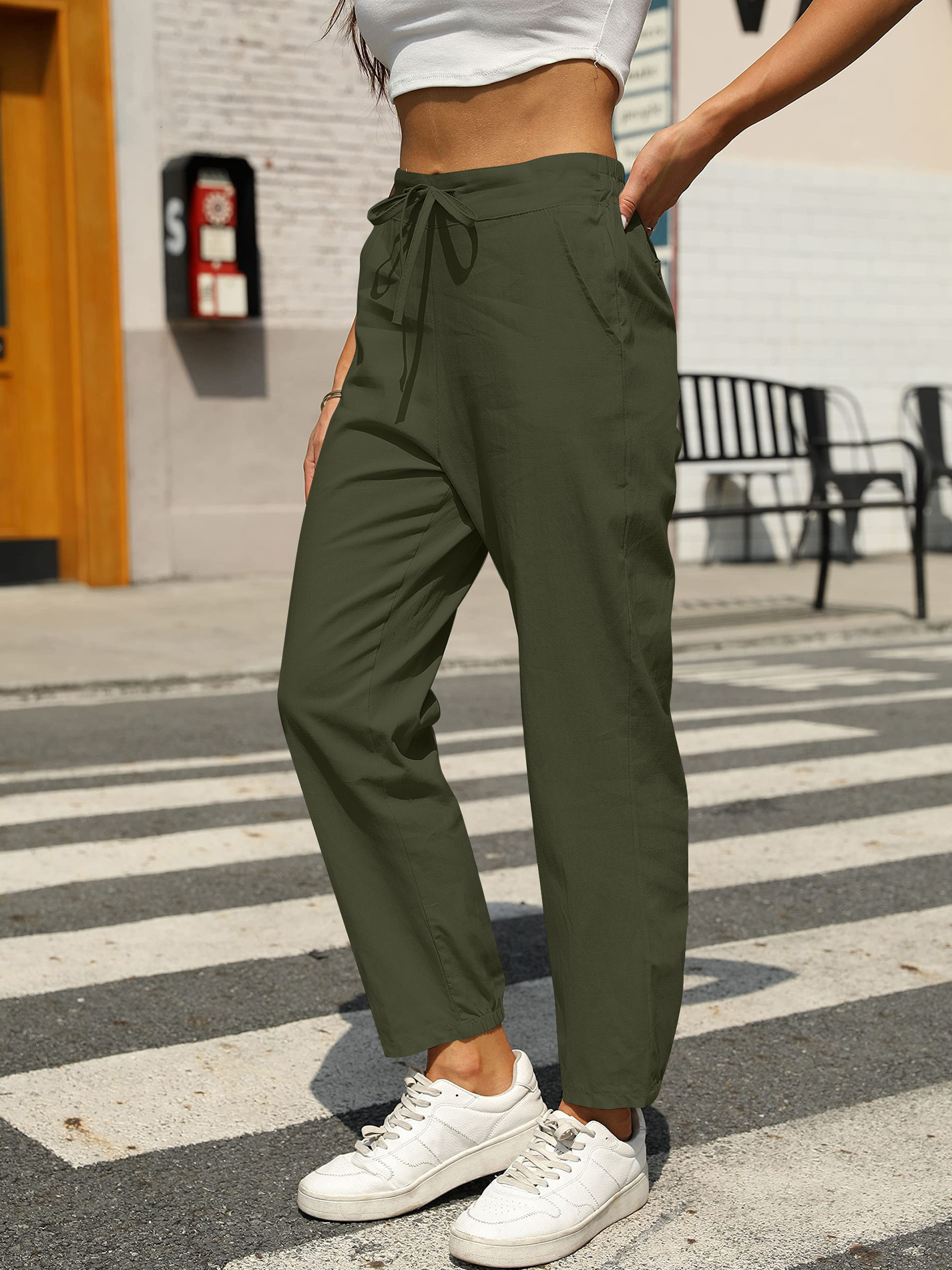 Casual Plain Loose Long Pants