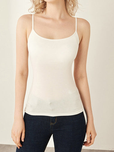 Casual Gallus Spaghetti Plain Regular Cami