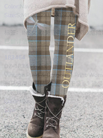 Vintage Plaid Tight Long Leggings