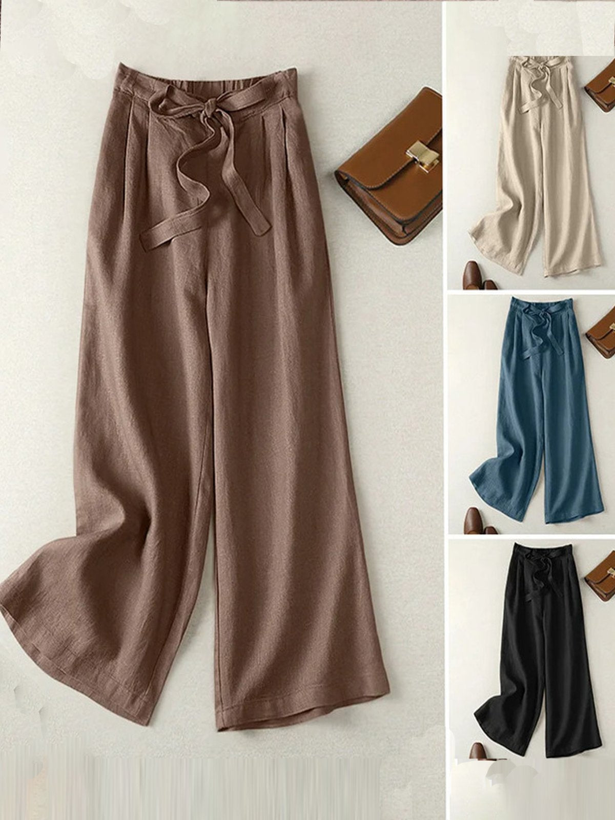 Plus Size Casual Ethnic Loose Long Pants