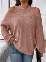 Casual Long Sleeve Crew Neck Plain Loose Regular Blouse