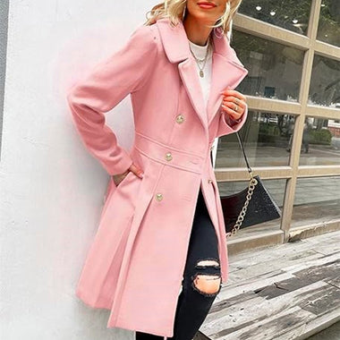 Loose Long Sleeve Plain Casual Regular Jacket