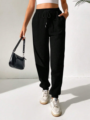 Casual Plain Loose Long Pants