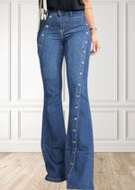 Urban Plain Long Denim Jeans