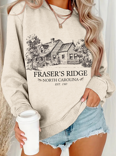 Long Sleeve Hoodie Text Letters Casual Regular Hoodie