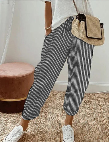 Casual Plain Loose Long Pants