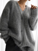 Casual Long Sleeve Plain Regular Cardigan