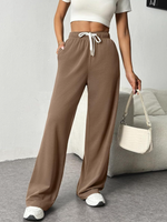 Casual Plain Loose Long Pants