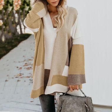 Long Sleeve Geometric Casual Regular Sweater