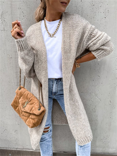 Casual Long Sleeve Plain Lace Regular Sweater