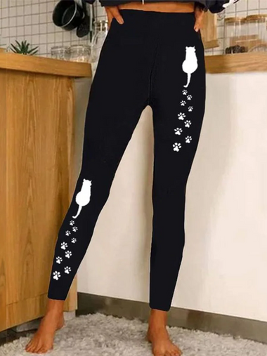 Vintage Animal Tight Long Leggings