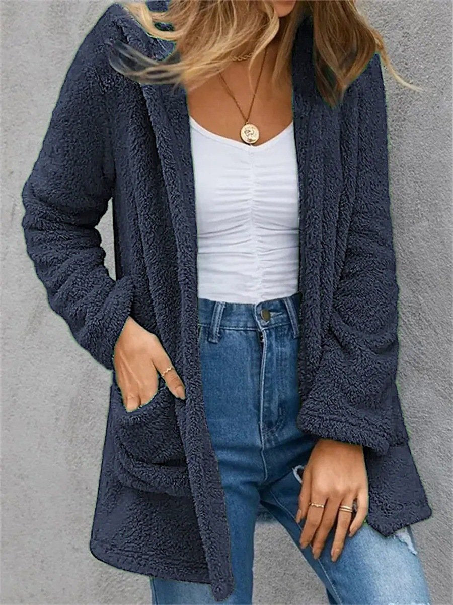 Loose Long Sleeve Plain Casual Regular Kimono