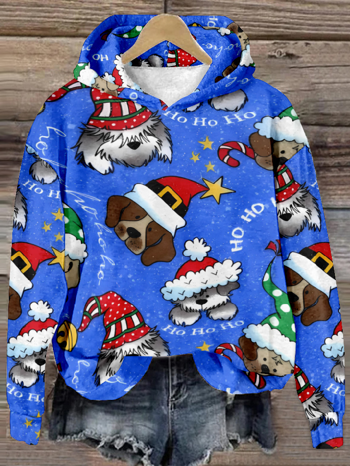 Loose Long Sleeve Hoodie Christmas Casual Regular Sweatshirt