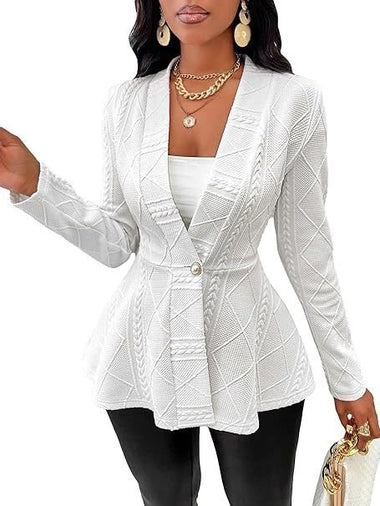 Loose Long Sleeve Plain Zipper Casual Regular Cardigan