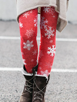 Casual Christmas Tight Long Leggings