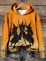 Casual Long Sleeve Hoodie Halloween Loose Regular Hoodie