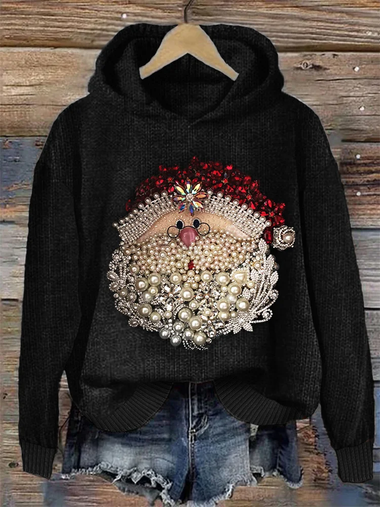 Loose Long Sleeve Hoodie Floral Casual Regular Hoodie