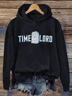 Casual Long Sleeve Hoodie Text Letters Regular Hoodie