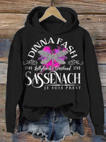 Casual Long Sleeve Hoodie Text Letters Regular Hoodie